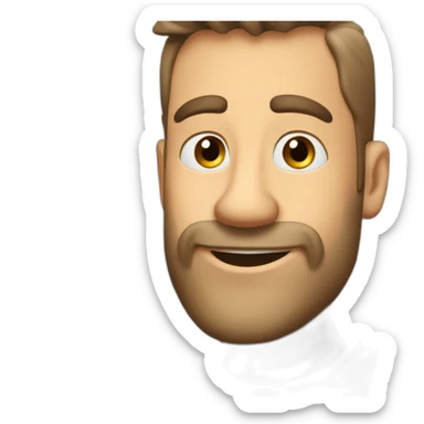 Man drinking Guiness sticker