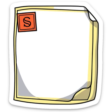 Paper with a stamp or seal – official merchant registration sticker