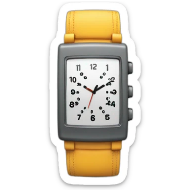 Gros qui montre un bus avec un panneau sticker