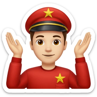 Communist Labor day sticker