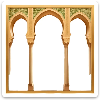 ​Cinematic Realistic Alhambra, depicted as a panoramic, zoomed-out view of the entire majestic Moorish palace complex with intricate arches, expansive courtyards, and lush gardens stretching into the distance, bathed in soft golden light that accentuates its opulent historical grandeur, sticker