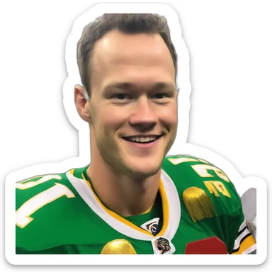 Jonathan Toews at Mardi Gras sticker