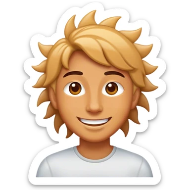 Good morning with sun sticker