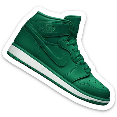 NIKE dark Green JORDAN SHOE sticker