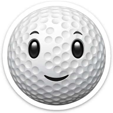 Golf Ball sticker
