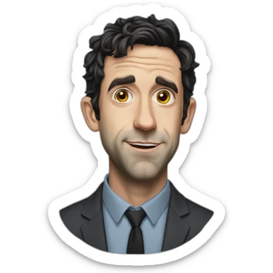B. J. Novak sticker