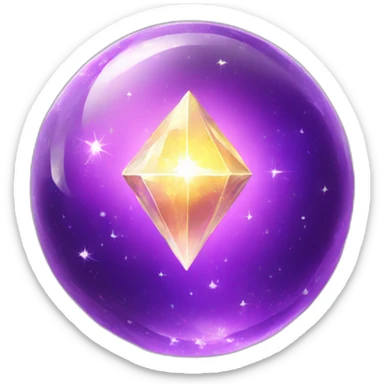 Crystal Magic Orb sticker