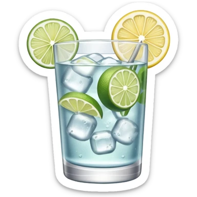 gin tonic sticker