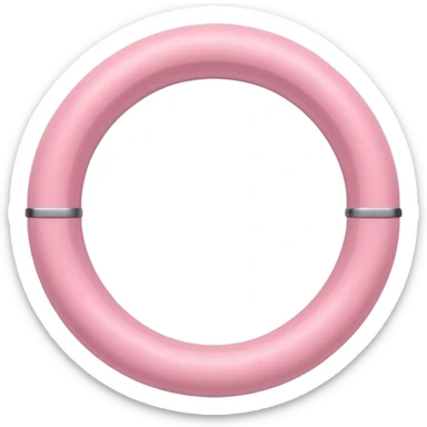light pink pilates ring sticker