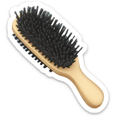 Hair brush sticker
