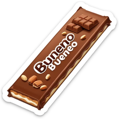 kinder bueno sticker