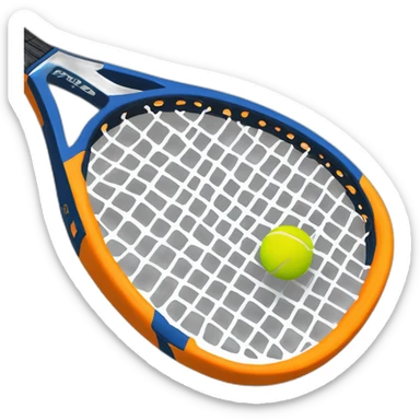 Padel raquet sticker