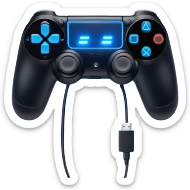 charging dualshock sticker