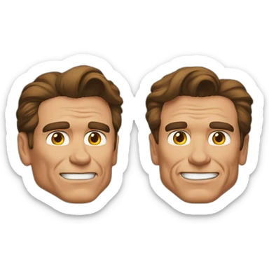 Arnold Schwarzenegger es científico sticker