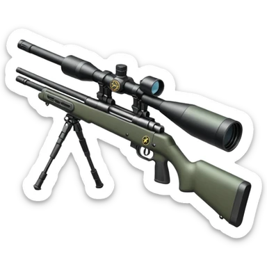 Sniper rifle sticker