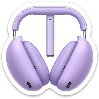 pastel purple airpods max sticker