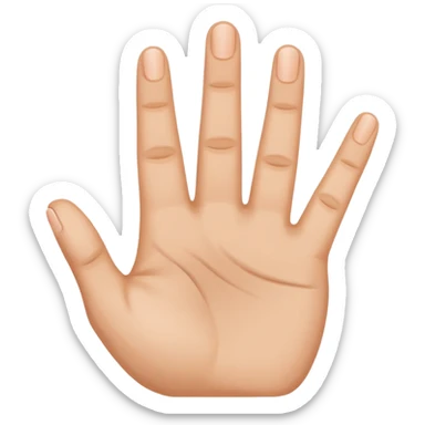 Yvl hand sign only 3 fingers up including thumb sticker