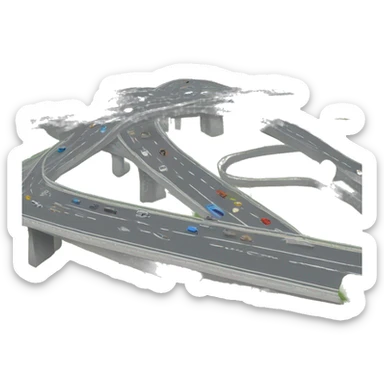 Highway entrance sticker