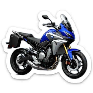 Yamaha Tracer 7 blue silver sticker