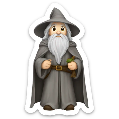 Gandalf seigneur des anneaux sticker