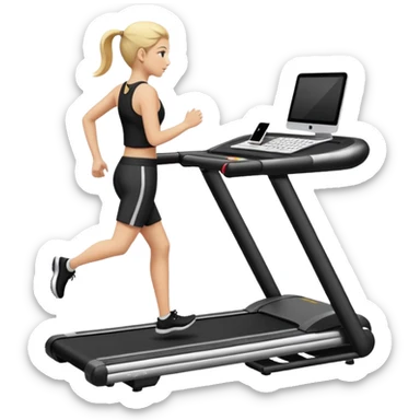 under desk treadmill sticker