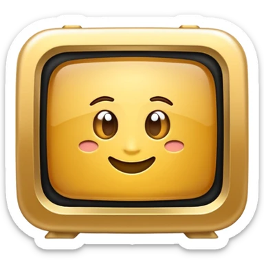 Create an emoji in which it is representing an app like YouTube professional logo of this app but don't make it like YouTube this app name as :- InSights TV don't make it very very sick like making a TV don't make that make it very professional and luxury look sticker