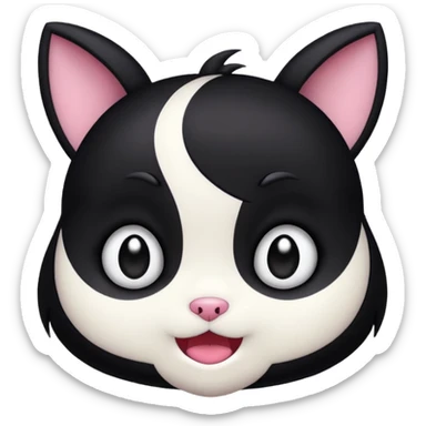 Kuromi Face sticker