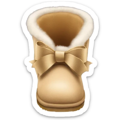 Uggs with bows sticker