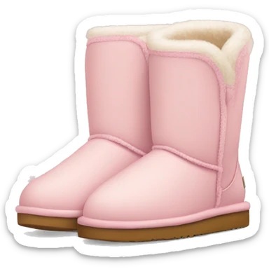 light pink uggs sticker