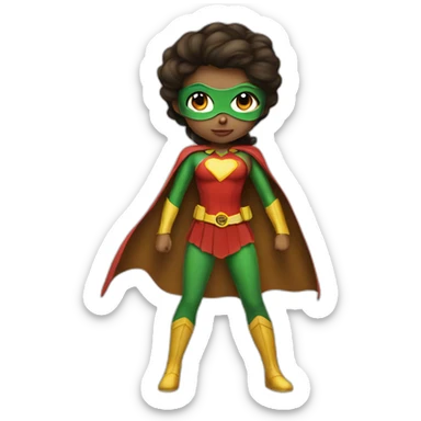 robin superhero girl sticker