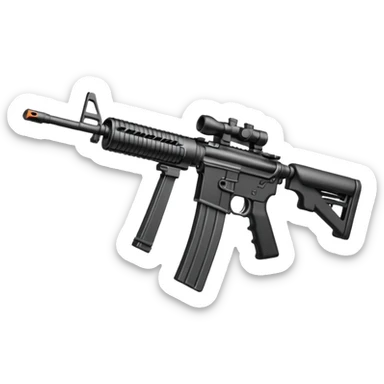 M4 rifle  sticker