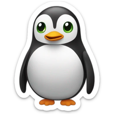 Quiero un pingüino disfrazado de sapo  sticker