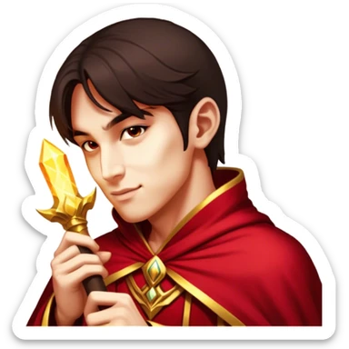 Crimson Spellbinder sticker