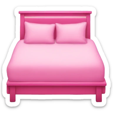 Pink bed sticker