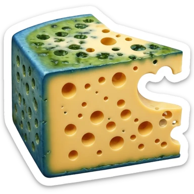 moldy cheese sticker