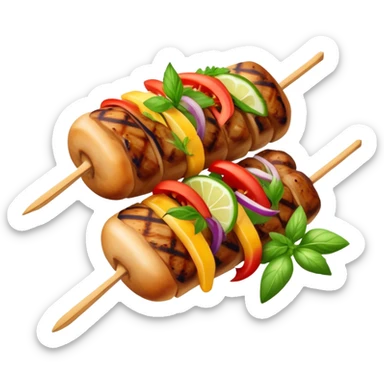 Tasty kebab aesthetic  sticker