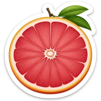 Grapefruit sticker