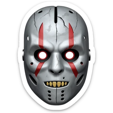 Slipknot lead singer mask sticker