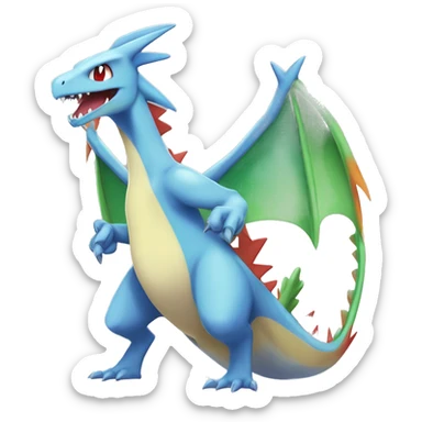  Latios-Flygon-Sceptile-Charizard-Fakemon full body sticker