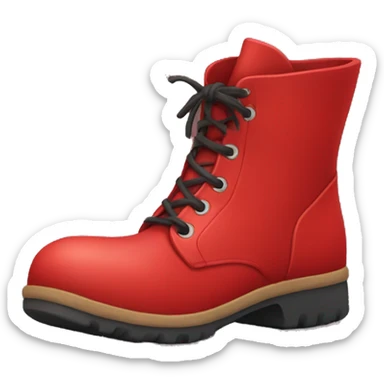 Red Boot sticker