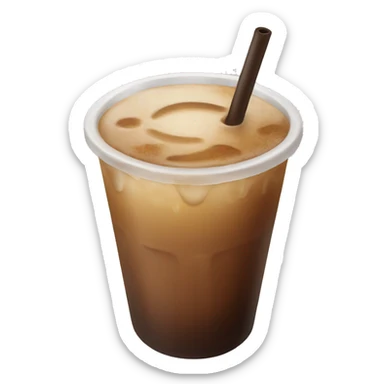 iced coffee sticker
