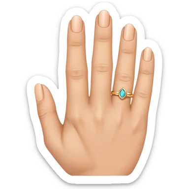 instead of middle make it the ring finger sticking up  sticker