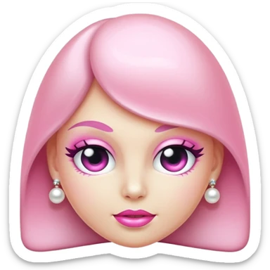 Pearl glam pink sticker