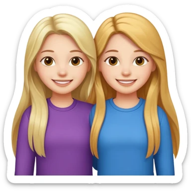 girls bestie sticker