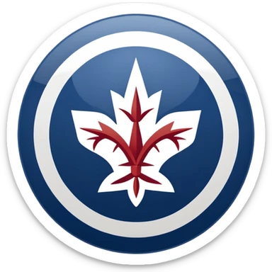 Winnipeg jets logo sticker