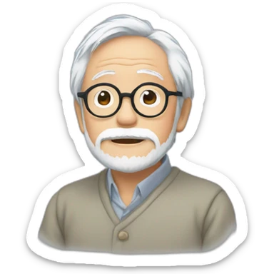 Hayao Miyazaki sticker