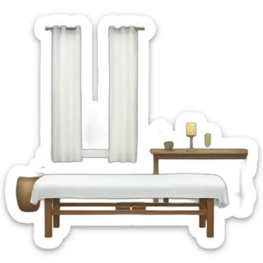 table de massage sticker