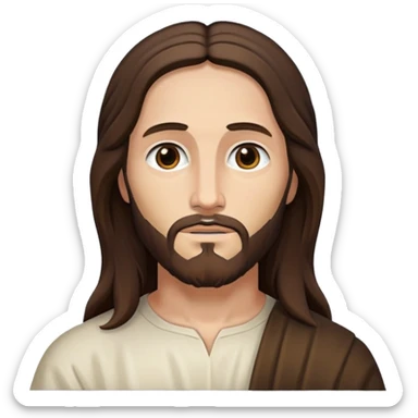 an expensive framed picture of the savior of the world (jesus christ) sticker