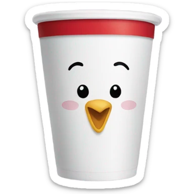 Chick fil a cup sticker