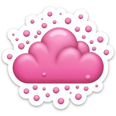 pink Dust and debris sticker